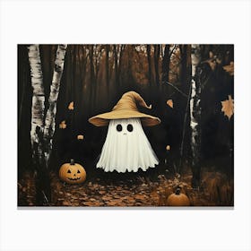 Ghost In The Woods 9 Canvas Print