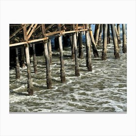 Pier At The Beach Canvas Print