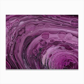 Purple Swirl Canvas Print