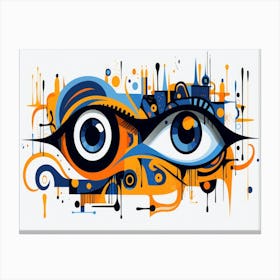 Eye Of The Tiger 5 Canvas Print