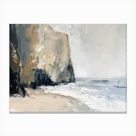 Cliffs By The Sea Canvas Print