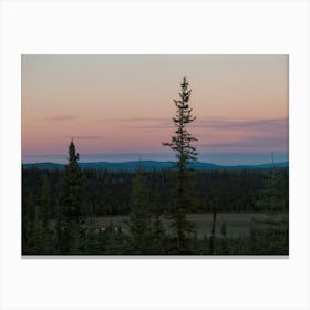 Yukon Evening Canvas Print