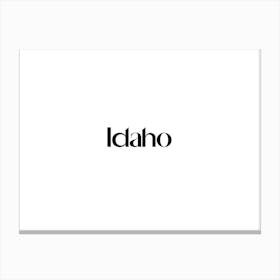 Idaho Canvas Print