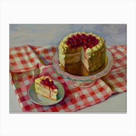 Slice Of Cake Canvas Print