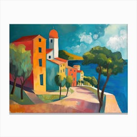 Contemporary Artwork Inspired By Andre Derain 2 Canvas Print