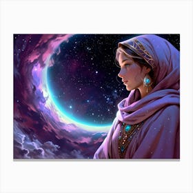 Islamic Woman Canvas Print