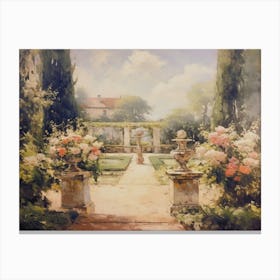 Garden Of Roses Canvas Print