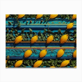 Yellow Lemons Canvas Print