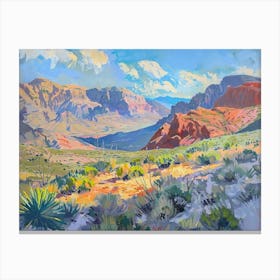 Western Landscapes Red Rock Canyon Nevada 1 Canvas Print