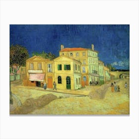 Vincent van Gogh, The Yellow House, 1888 HD Remastered Immaculate Canvas Print