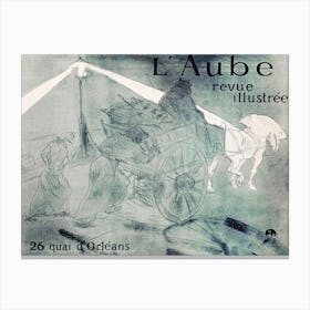 L’Aube (1896), Henri de Toulouse-Lautrec Canvas Print