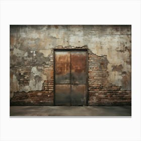 Distressed Brick 1 Canvas Print