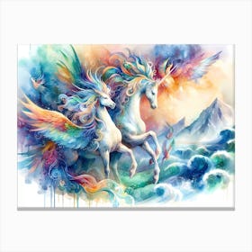 Unicorns 1 Canvas Print