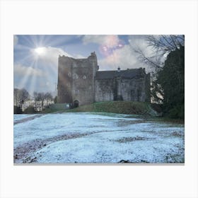 Doune Castle 539sun 1 Canvas Print