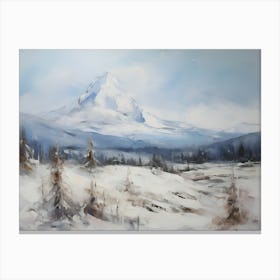 Snowy Mountain 1 Canvas Print