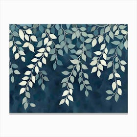 Branches With Leaves Artwork Canvas Print