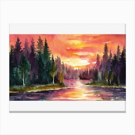 Dawn S Gentle Embrace Canvas Print