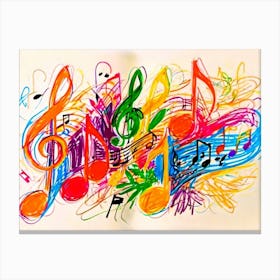 Music Notes 2 Canvas Print