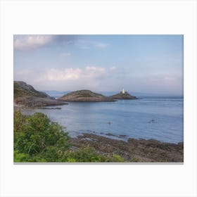 Lighthouse at Mumbles Canvas Print