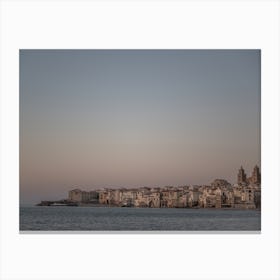 Sunset In Cefalu, Italy Canvas Print