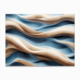 Wave Pattern Canvas Print