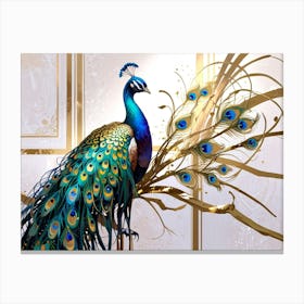 Peacock 29 Canvas Print