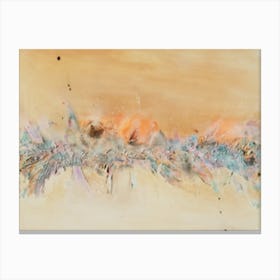 Abstract Painting Butterfly Canvas Print