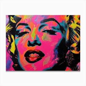 Contemporary Artwork Inspired By Andy Warhol 8 Canvas Print
