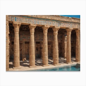 Egyptian Temple 5 Canvas Print