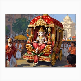 Lord Ganesha 3 Canvas Print