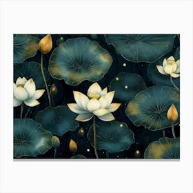 Lotus Flower 5 Canvas Print