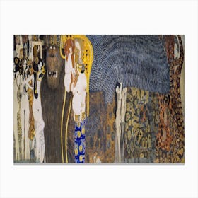 The Hostile Powers (1902), Gustav Klimt Canvas Print