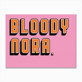 Bloody Nora Yorkshire Canvas Print