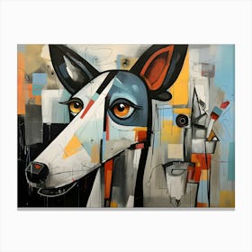 Modern Dog 5 Canvas Print