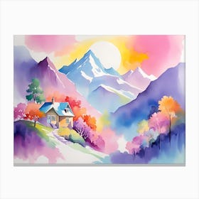 Mountain landscapes 15 Canvas Print