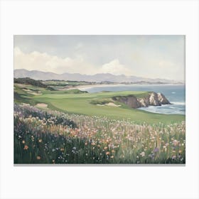 Pebble Beach Golf Course Canvas Print