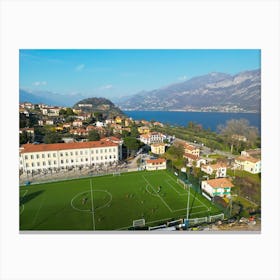 Italy, Bellagio, Lake Como, Italy print. Aerial Photo. Arte murale italiana. Italy Wall Art. Canvas Print