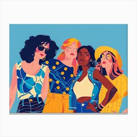 Group Of Women 15 Canvas Print