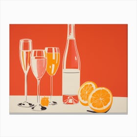 Oranges And Champagne Canvas Print