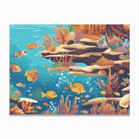 Coral Reef 1 Canvas Print