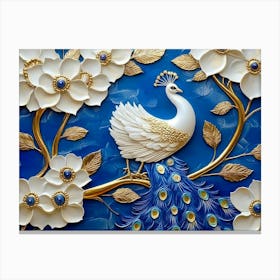 Peacock 23 Canvas Print