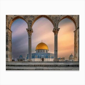 Dome Of The Rock 4 Canvas Print