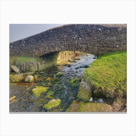 Stone Bridge at Laugharne, Wales Canvas Print