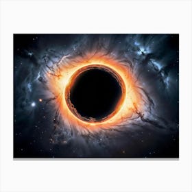 Black Hole Canvas Print