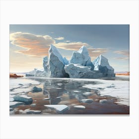Glacial Desert Canvas Print