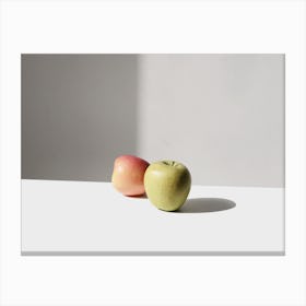 Apple Sisters Square Canvas Print