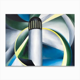 Variation on a Lighthouse Theme IV (ca. 1931-32) by Ida O’Keeffe Canvas Print