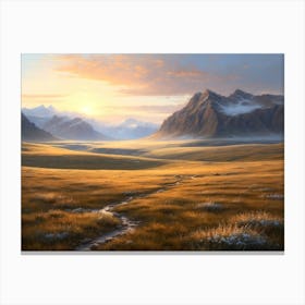 Silent Tundra Canvas Print