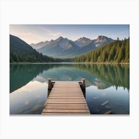 Lake - Lake Stock Videos & Royalty-Free Footage Canvas Print