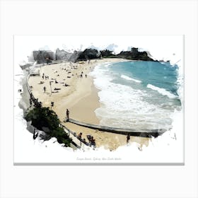 Coogee Beach, Sydney, New South Wales Canvas Print